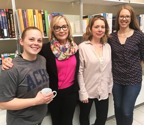 Dorene Petersen with students